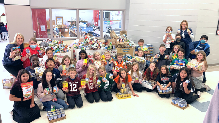  LISD Stuff the Pantry food drive 2021.